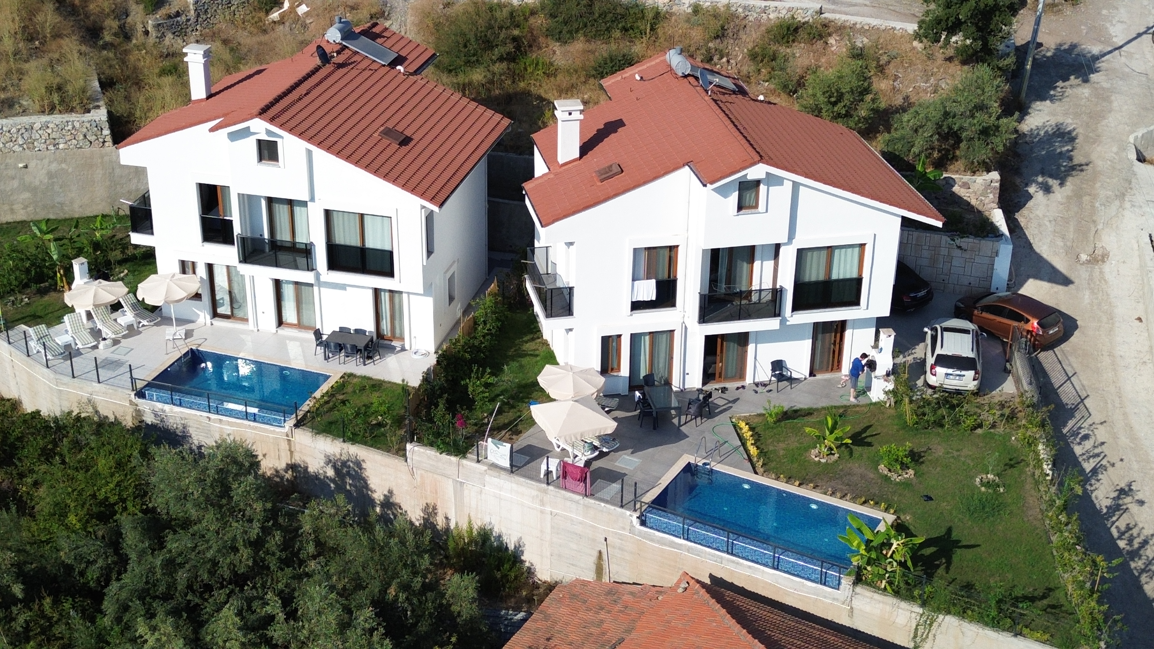 MARMARİS SÖĞÜTTE SONSUZLUK HAVUZ DENİZ MANZARALI SIFIR 4+1 VİLLA